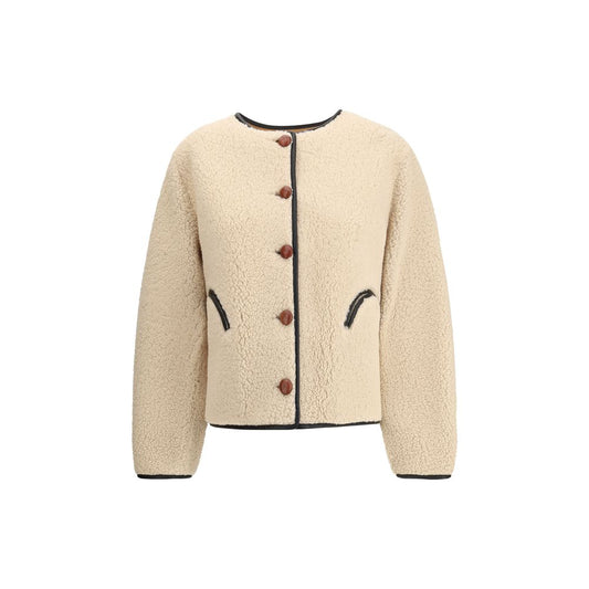 Blazé Milano Beige Goatskin Coat