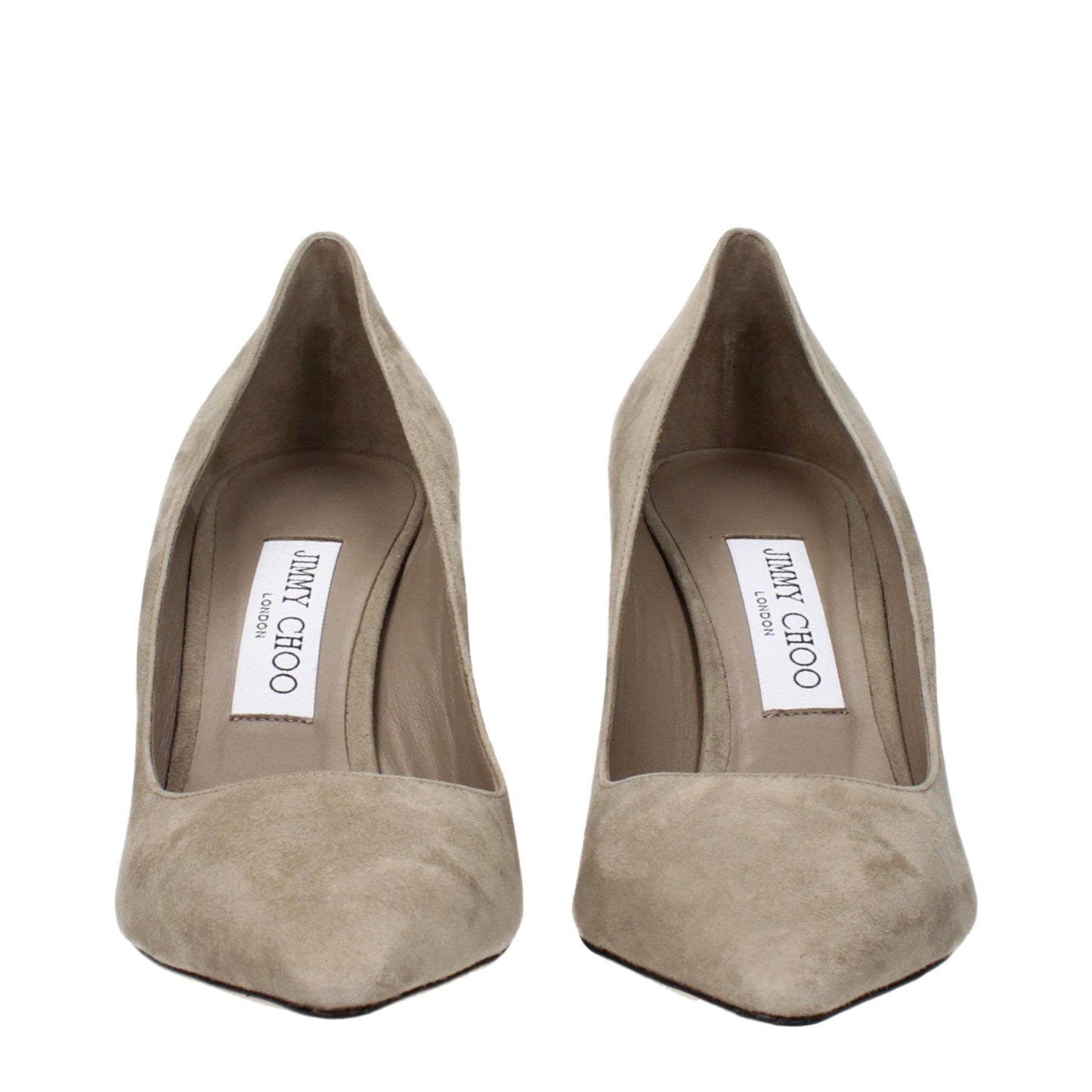 Jimmy Choo Gray Leather Pumps