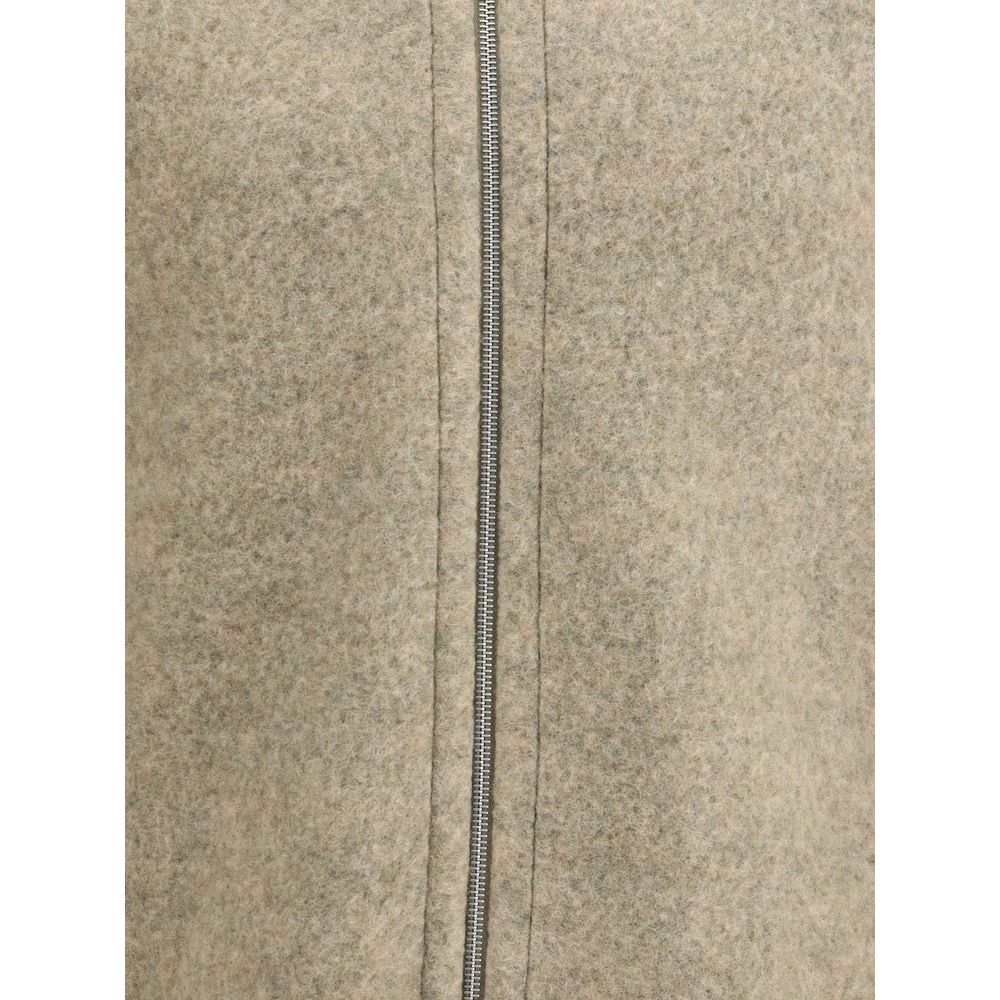 Jil Sander Beige Wool Coat