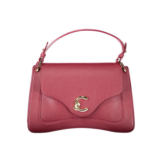Coccinelle Purple Leather Handbag