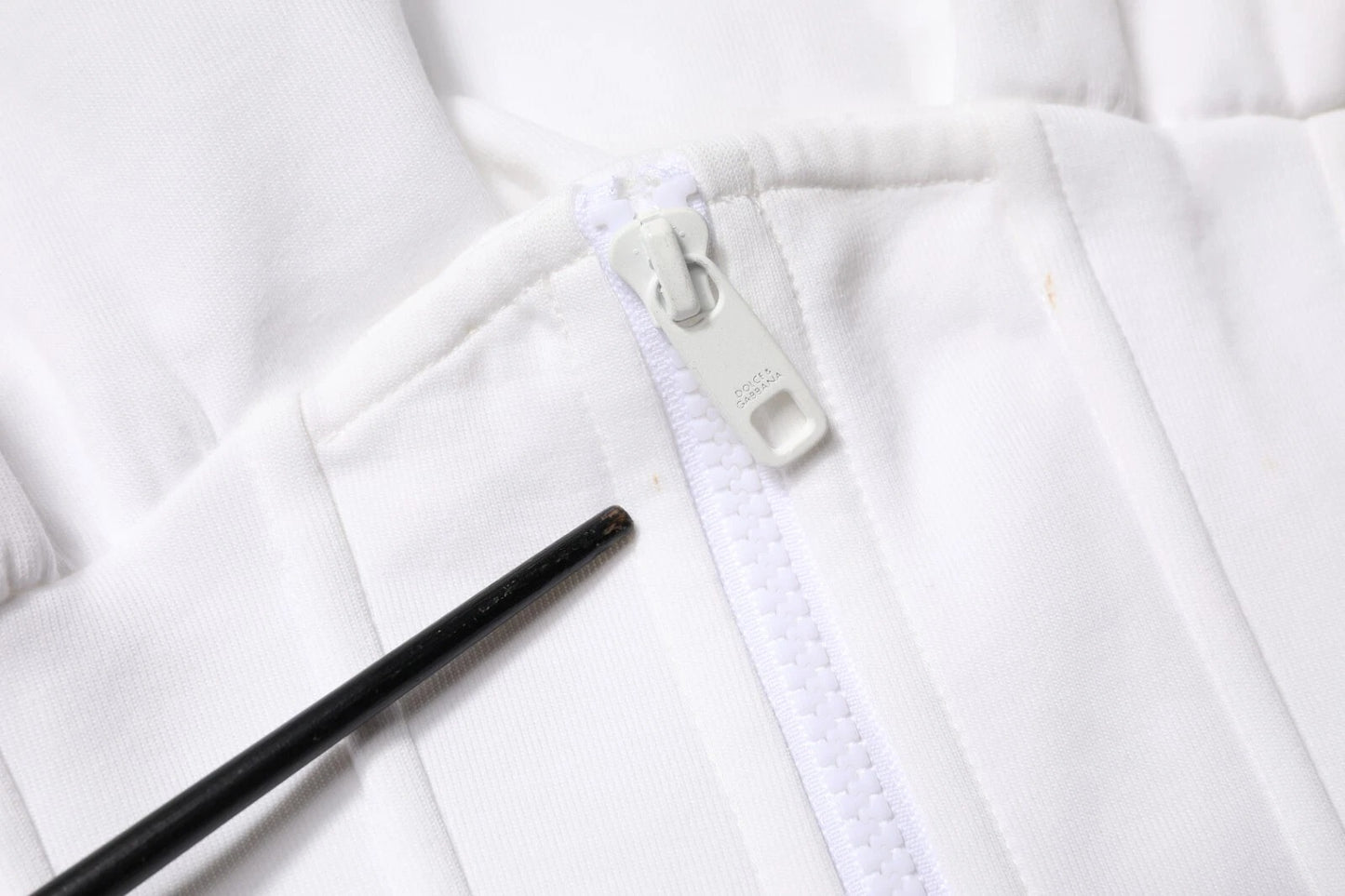 Dolce & Gabbana White Corset Stretch Cotton Top T-shirt