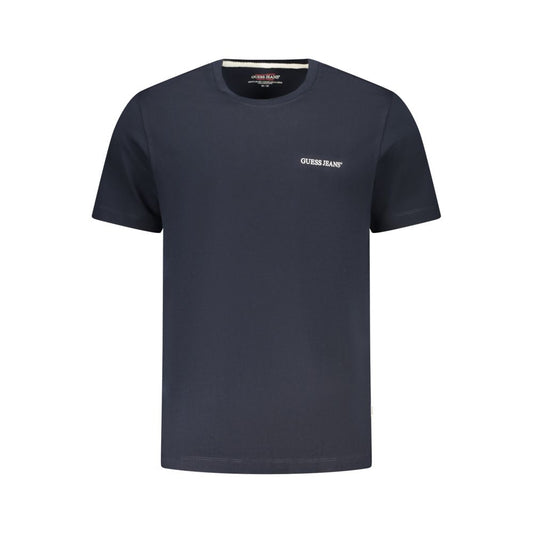Guess Jeans Blue Cotton Men T-Shirt