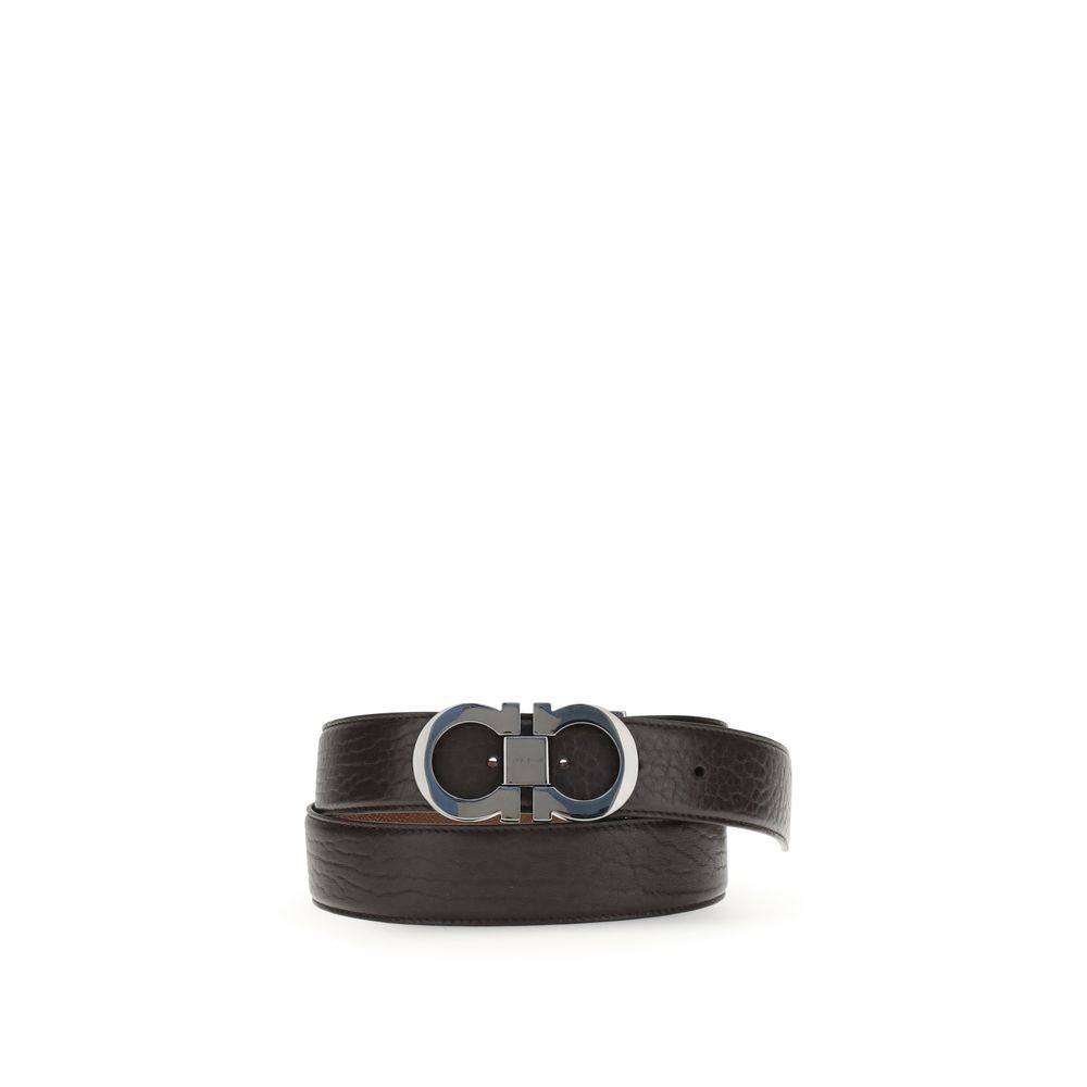 Ferragamo Brown Leather Regular Belt