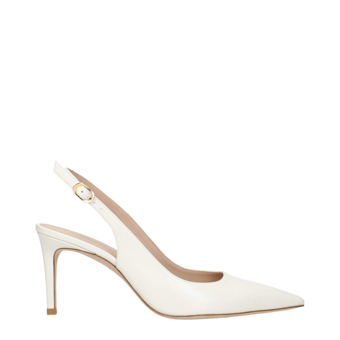 Stuart Weitzman Beige Leather Pumps