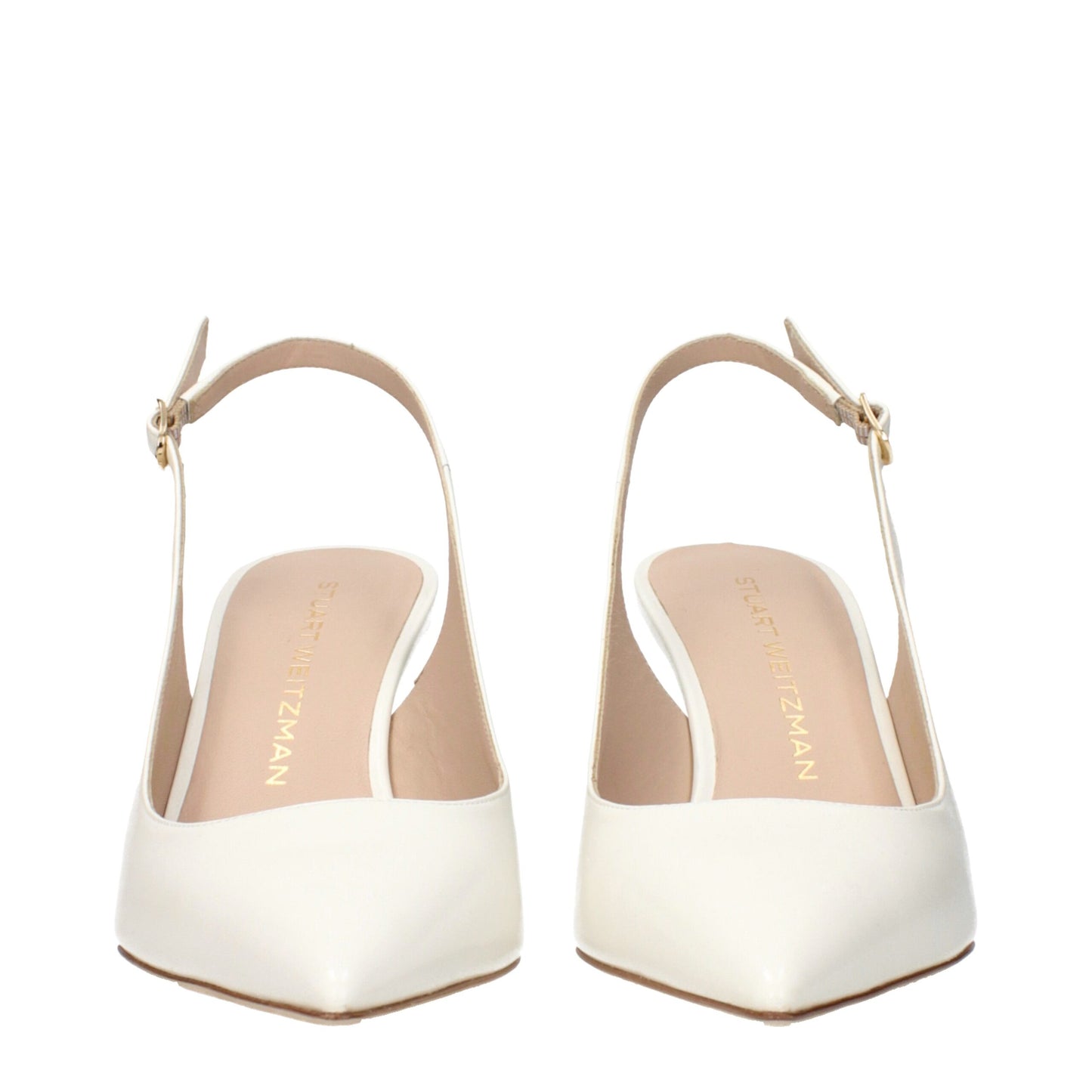 Stuart Weitzman Beige Leather Pumps
