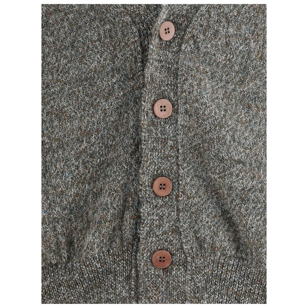 Magliano Gray Wool Cardigan