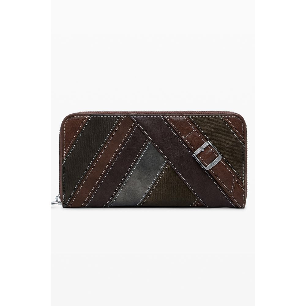 Desigual Brown Polyethylene Wallet