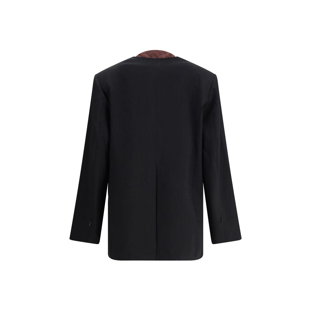 Di Stavnitser Black Polyester Blazer