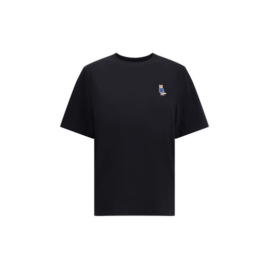 Maison Kitsuné Black Cotton T-Shirt