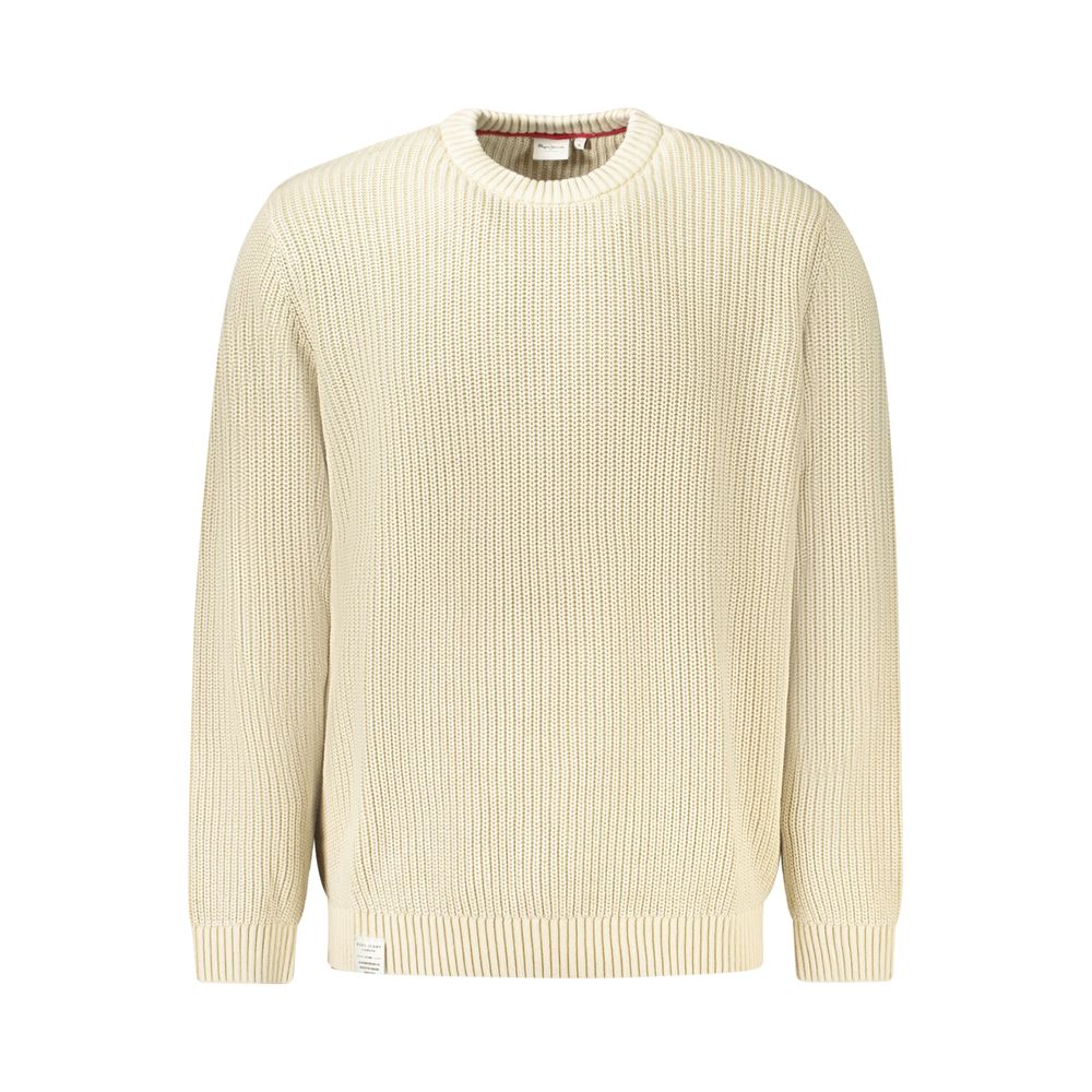Pepe Jeans Beige Cotton Sweater