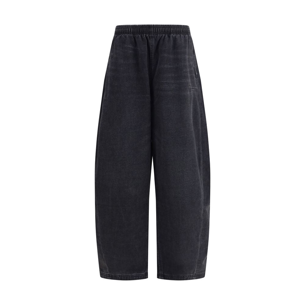 Alexander Wang Black Cotton Joggers (Workout Pants)