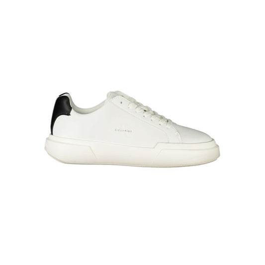 Calvin Klein White Polyester Sneaker