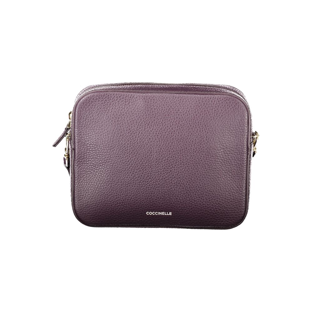 Coccinelle Purple Leather Handbag
