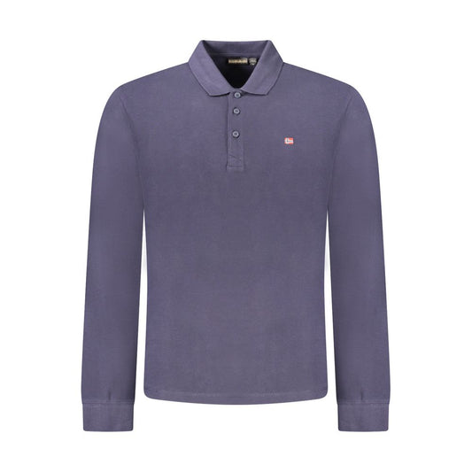 Napapijri Blue Cotton Polo Shirt