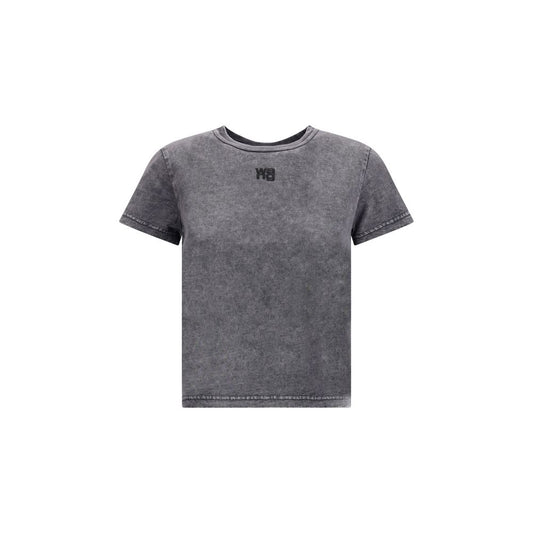 Alexander Wang Gray Cotton T-Shirt