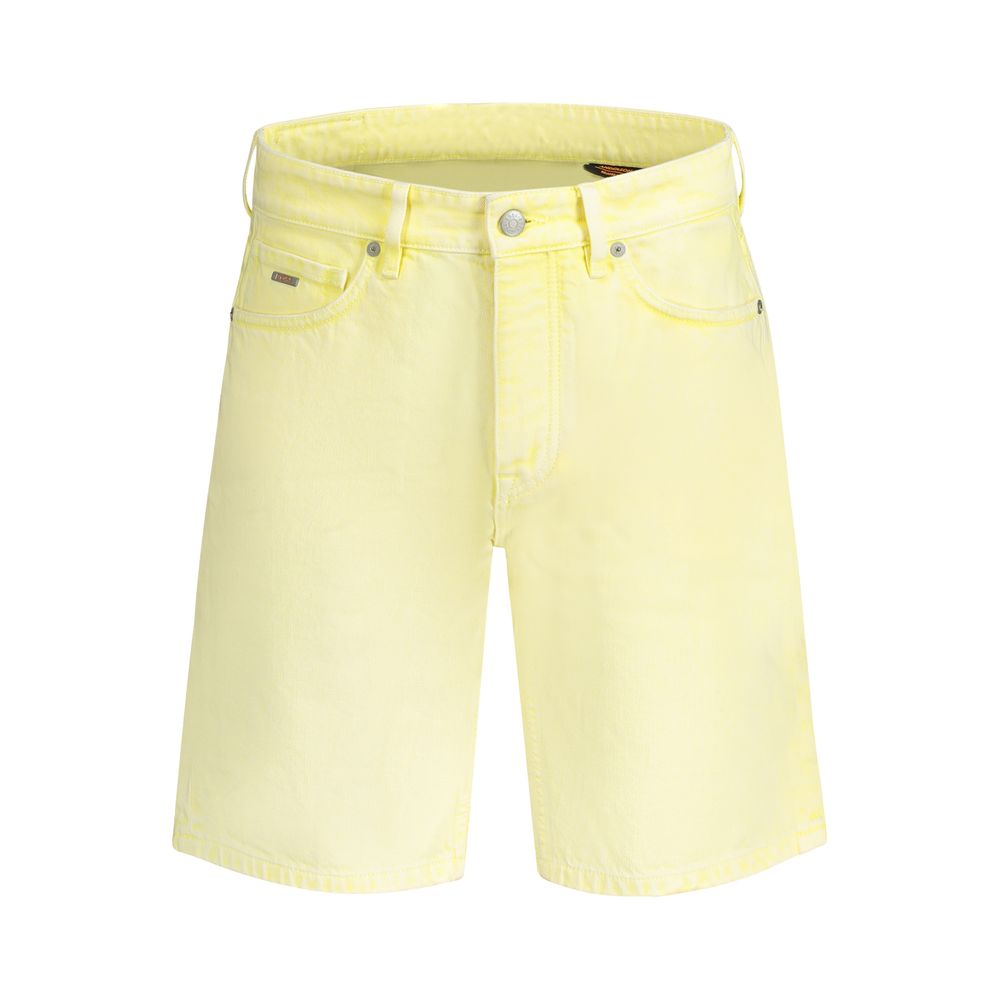Hugo Boss Yellow Cotton Short
