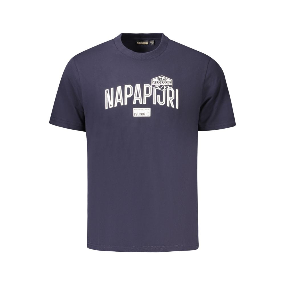 Napapijri Blue Cotton T-Shirt