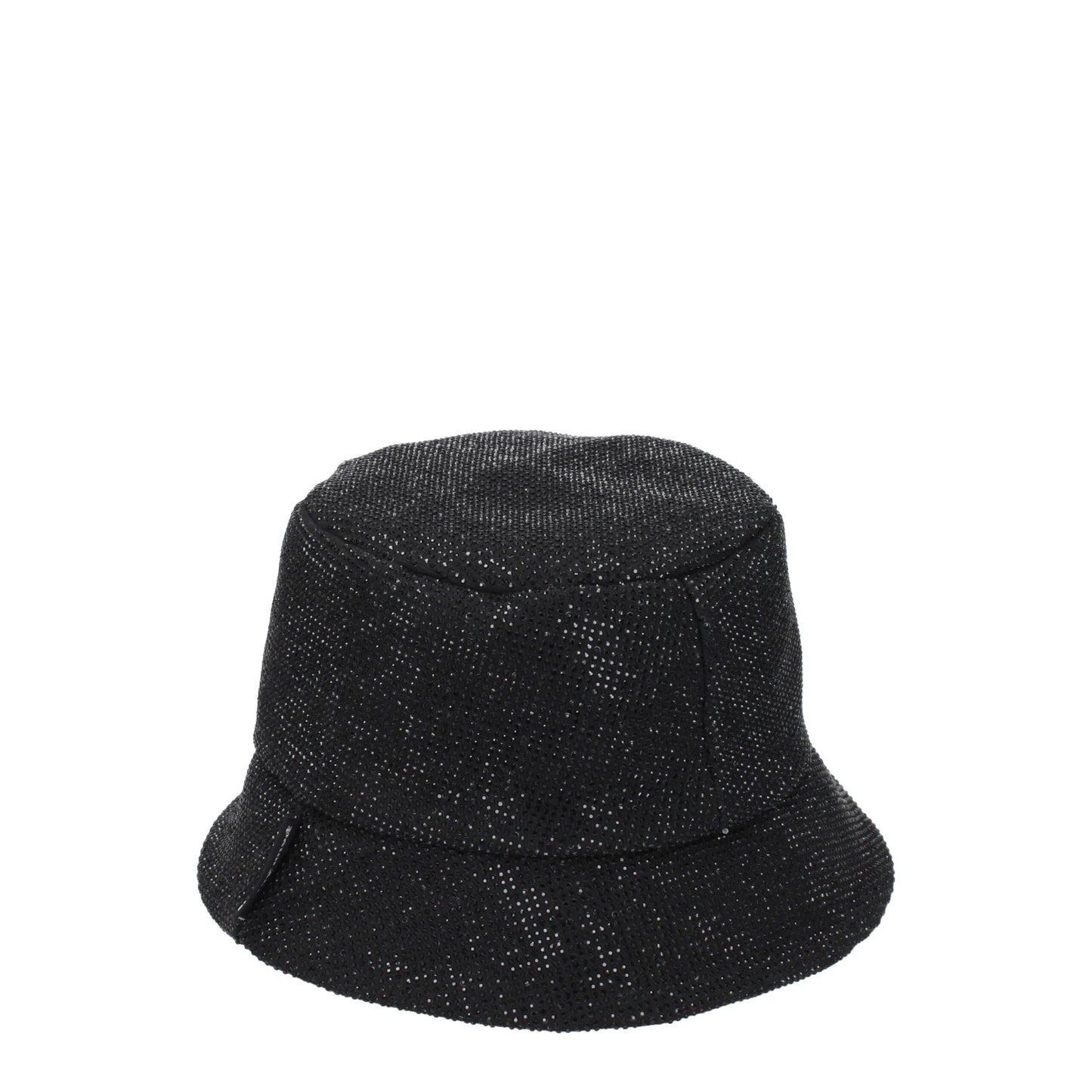 Palm Angels Black Cotton Bucket Hat