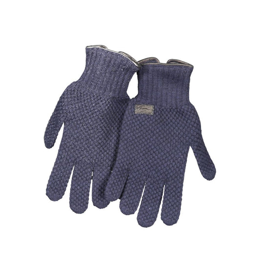 Harmont & Blaine Blue Wool Glove