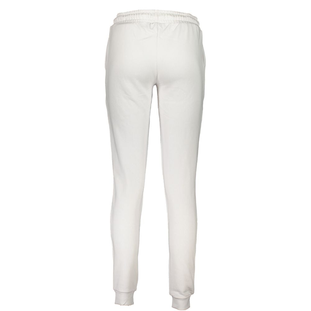 Cavalli Class White Cotton Pant