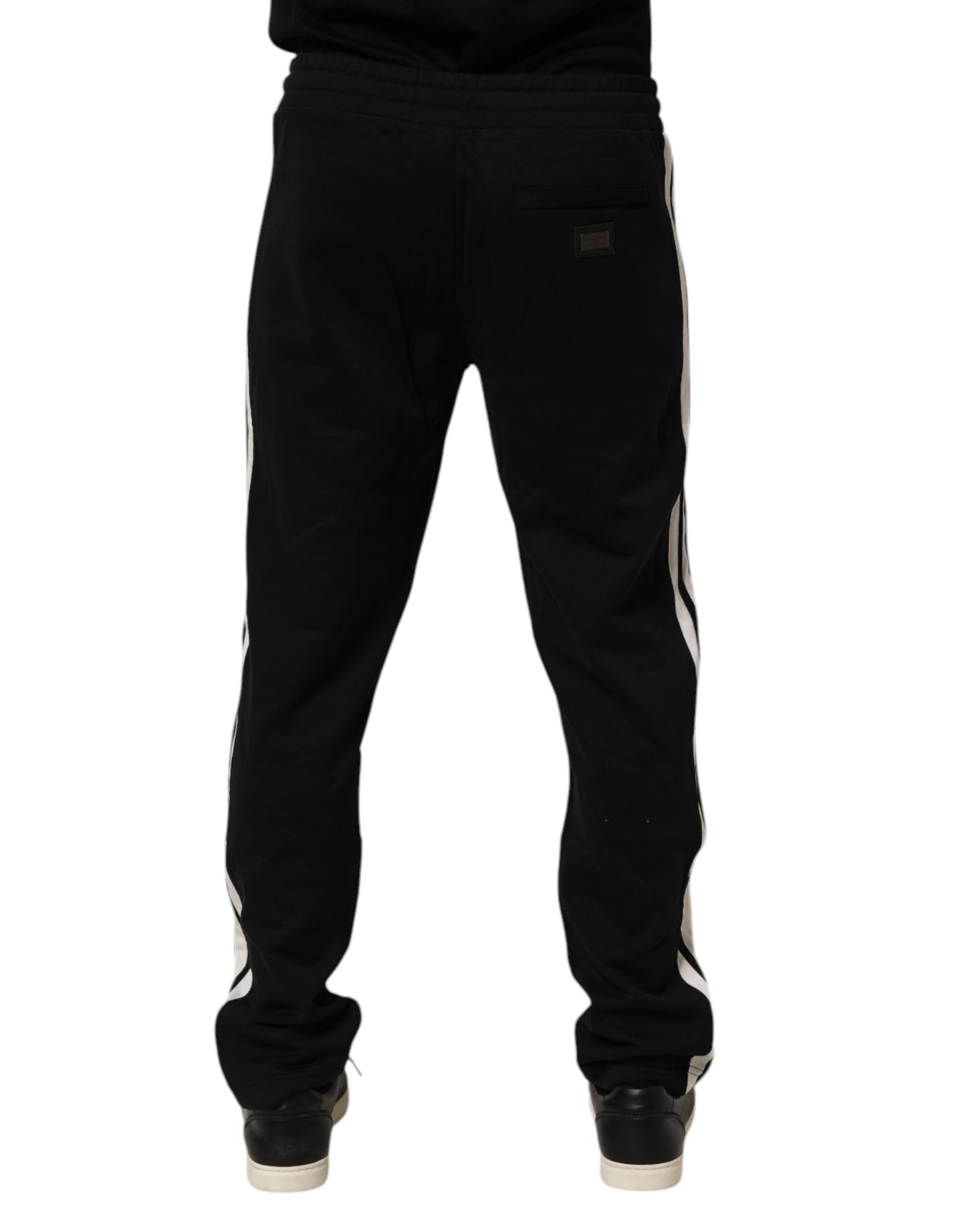 Dolce & Gabbana Black Cotton Jogger Sweatpants Trouser Pants
