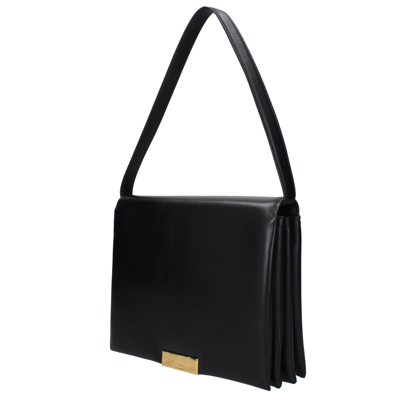 Jil Sander Black Leather Shoulder Bag