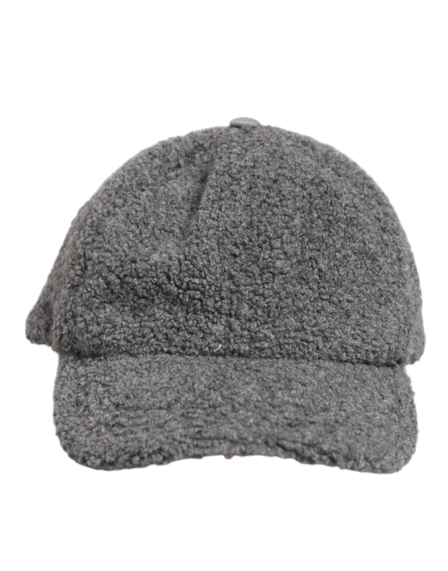 Dolce & Gabbana Gray Wool Fleece Rapper Men Baseball Capello Hat