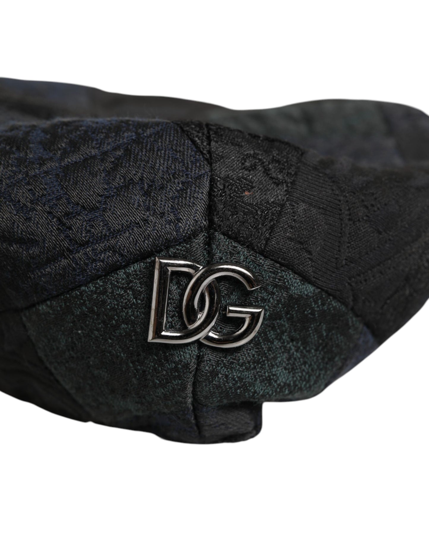 Dolce & Gabbana Black Polyester Newsboy Men Cloth Capello Hat