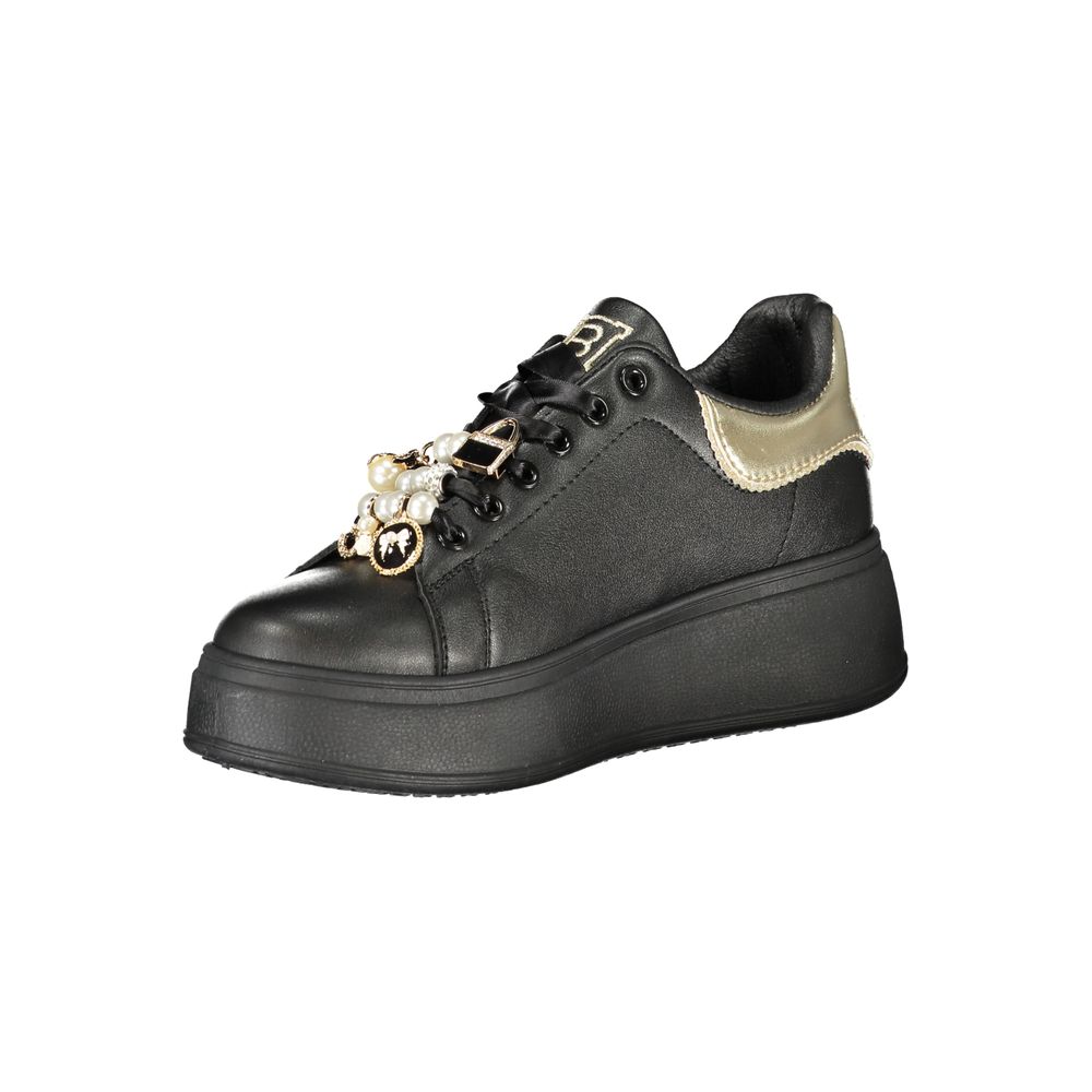Laura Biagiotti Black Polyester Sneaker