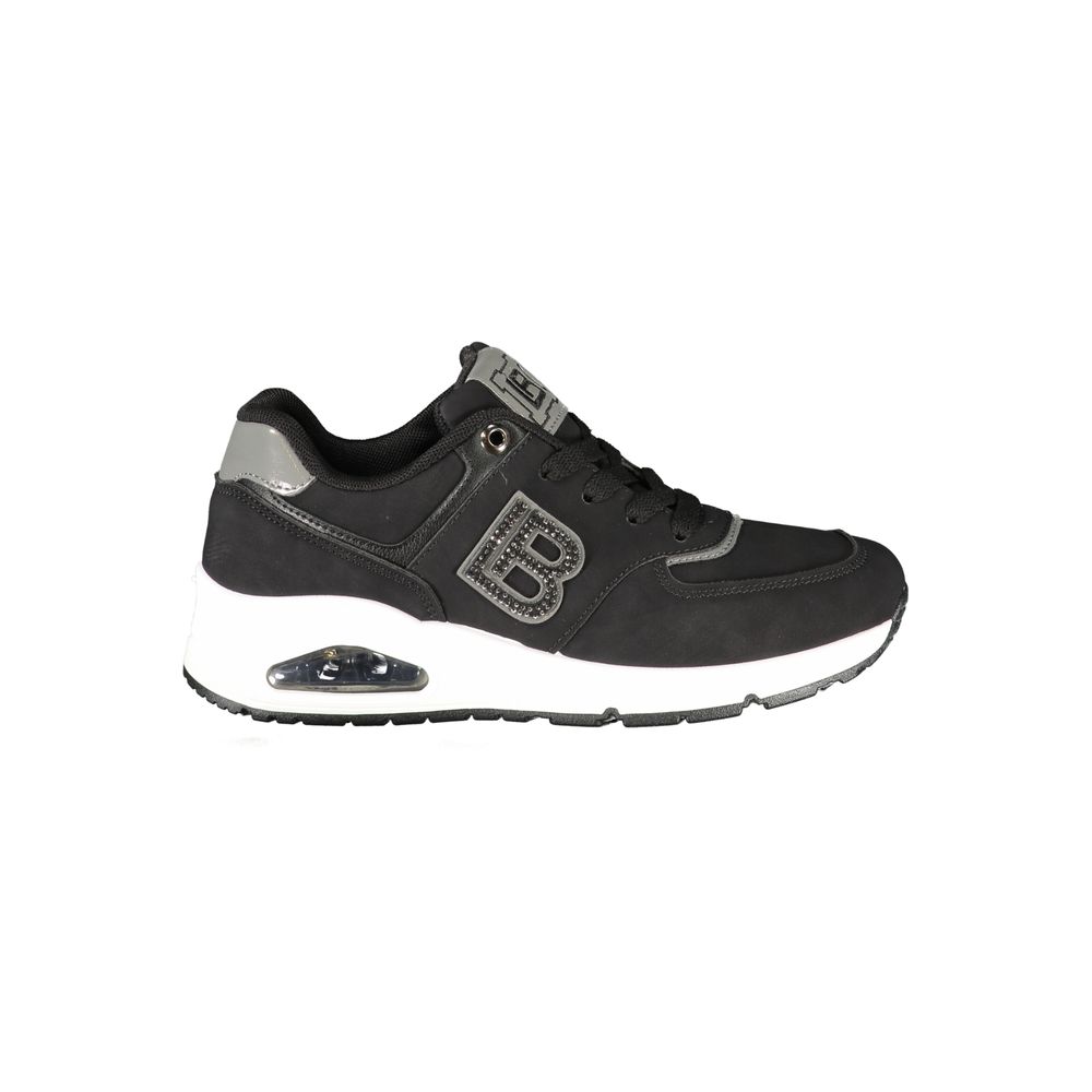 Laura Biagiotti Black Polyester Sneaker