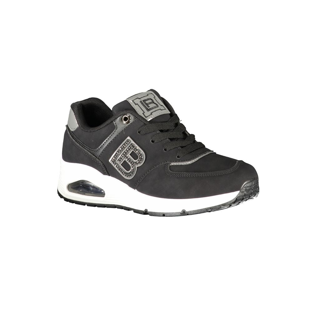 Laura Biagiotti Black Polyester Sneaker