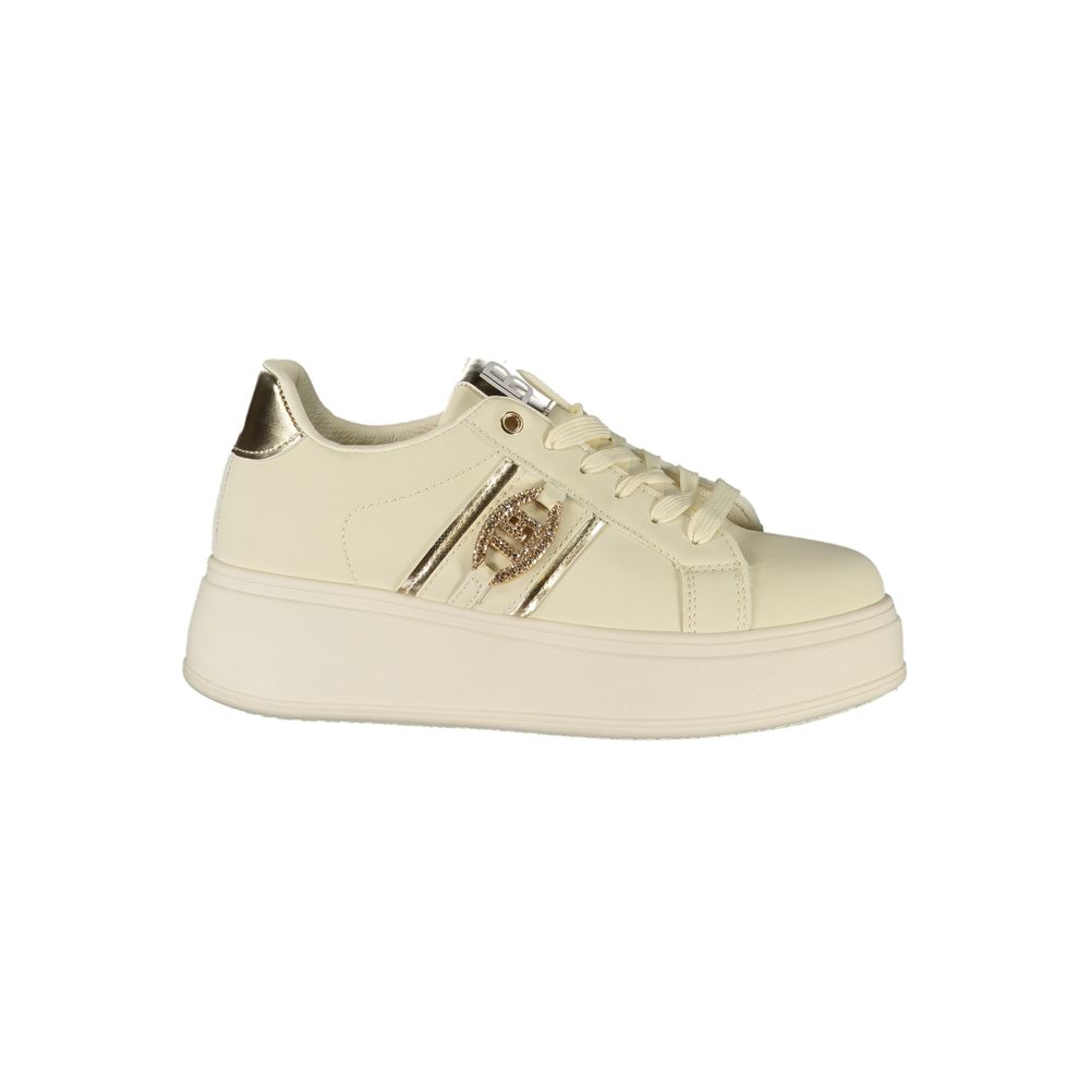 Laura Biagiotti Beige Polyester Sneaker