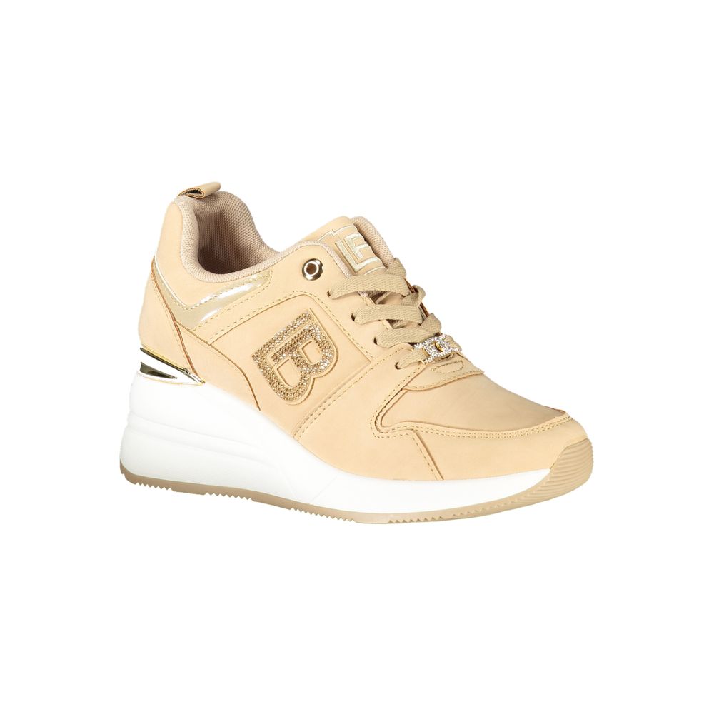 Laura Biagiotti Beige Polyester Sneaker