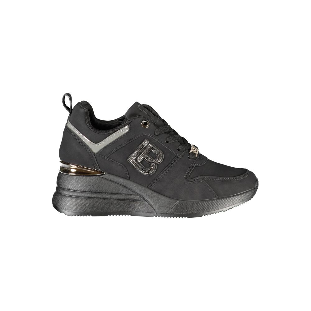 Laura Biagiotti Black Polyester Sneaker