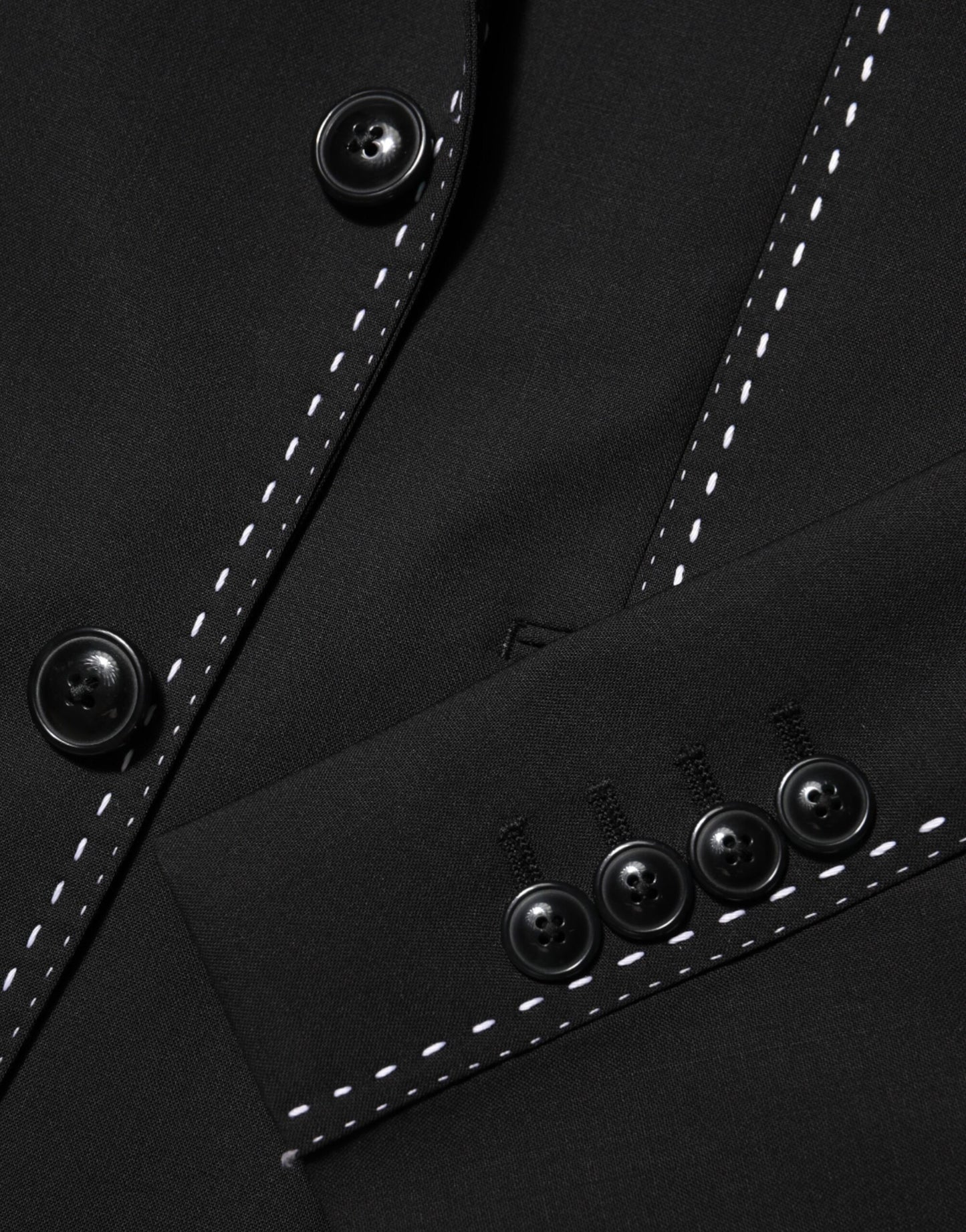 Dolce & Gabbana Black SICILIA 2 Buttons Suit Jacket Blazer