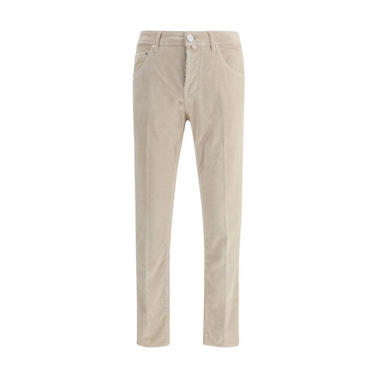 Jacob Cohen Gray Cotton Casual Pants