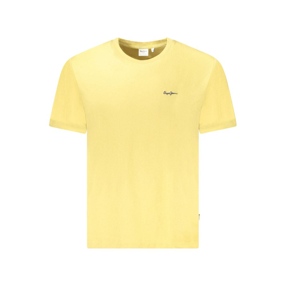 Pepe Jeans Yellow Cotton T-Shirt