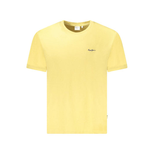 Pepe Jeans Yellow Cotton T-Shirt