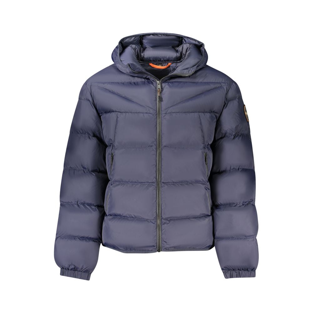 Napapijri Blue Polyamide Jackets & Coat