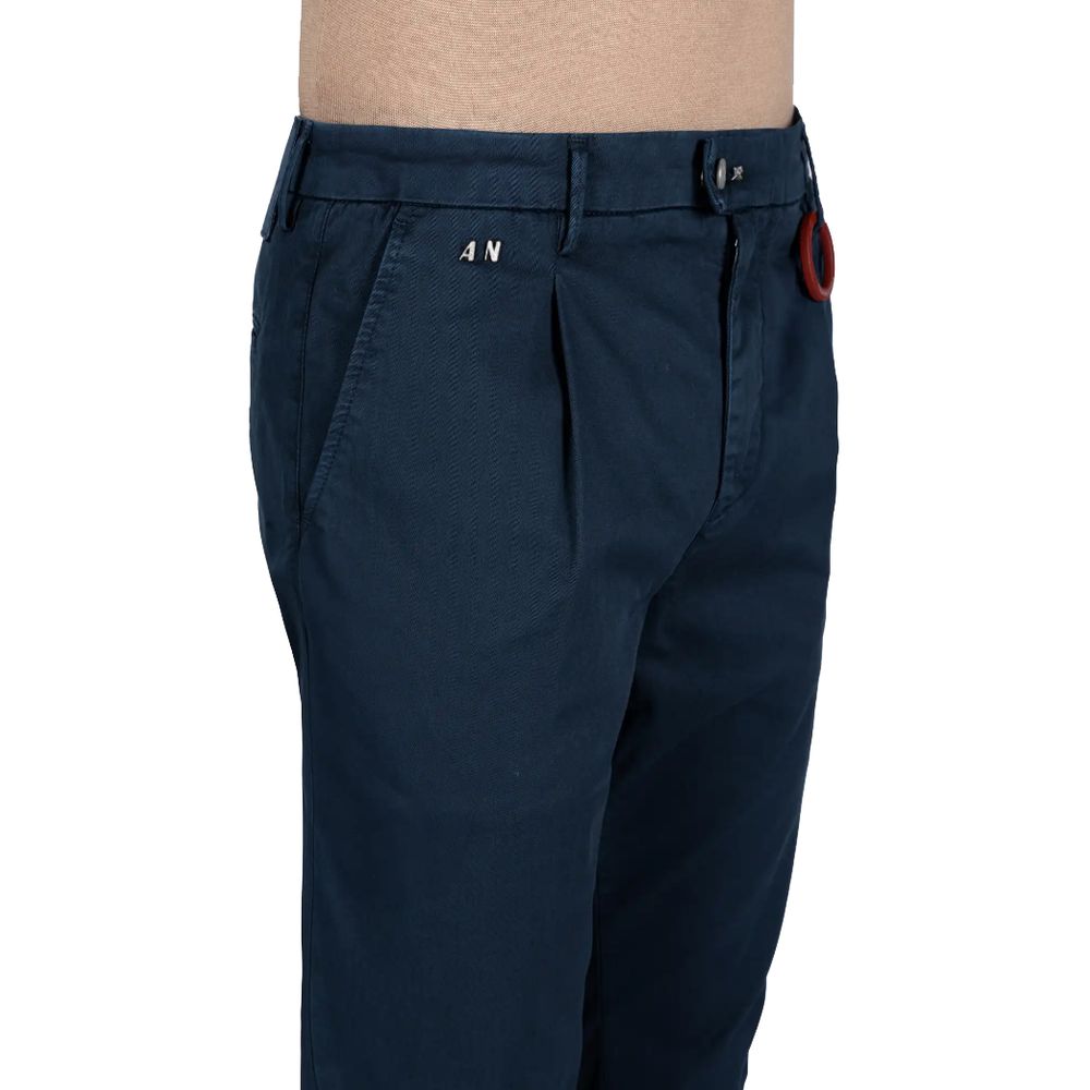Tramarossa Blue Cotton Pant