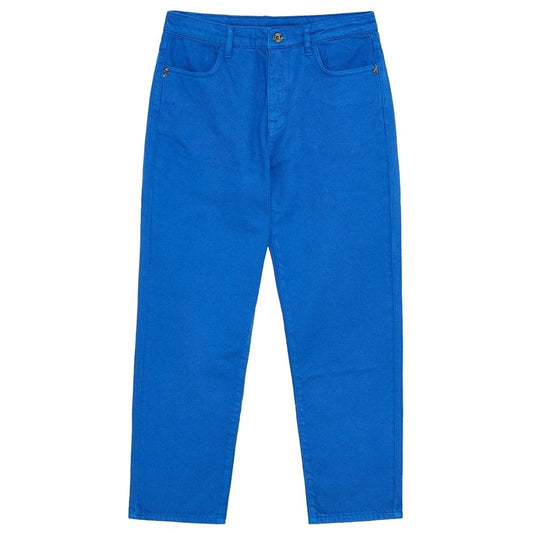 Patrizia Pepe Blue Cotton Pant