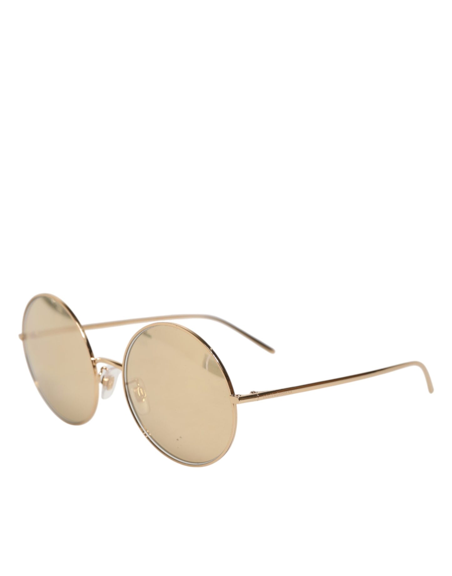 Dolce & Gabbana DG2215K Gold Plated Round Lenses Shade Eyewear Sunglasses