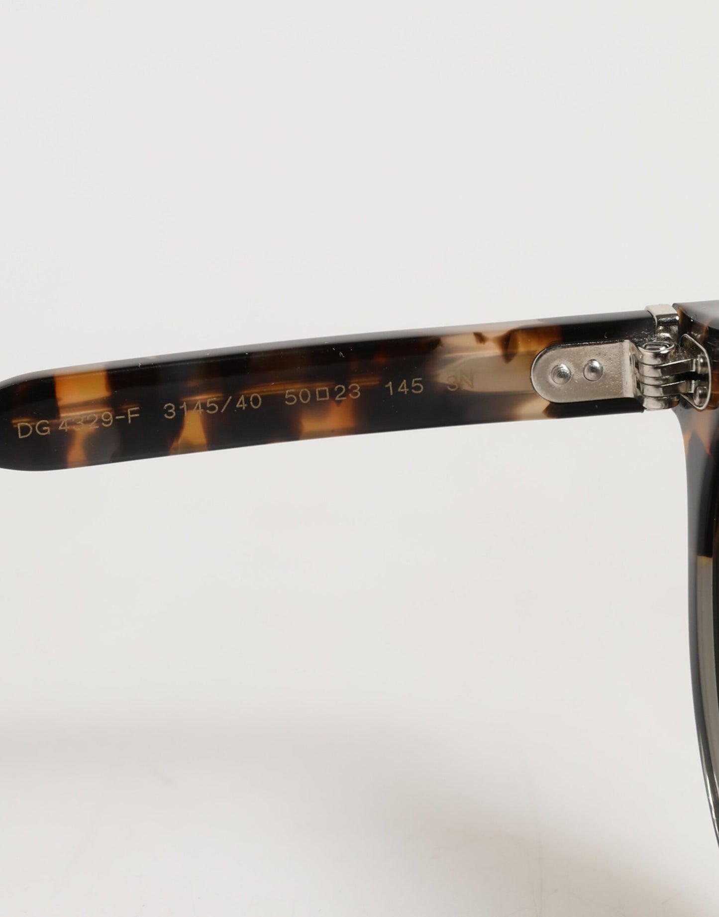 Dolce & Gabbana DG4334B Brown Tortoiseshell Round Frame Shades Sunglasses