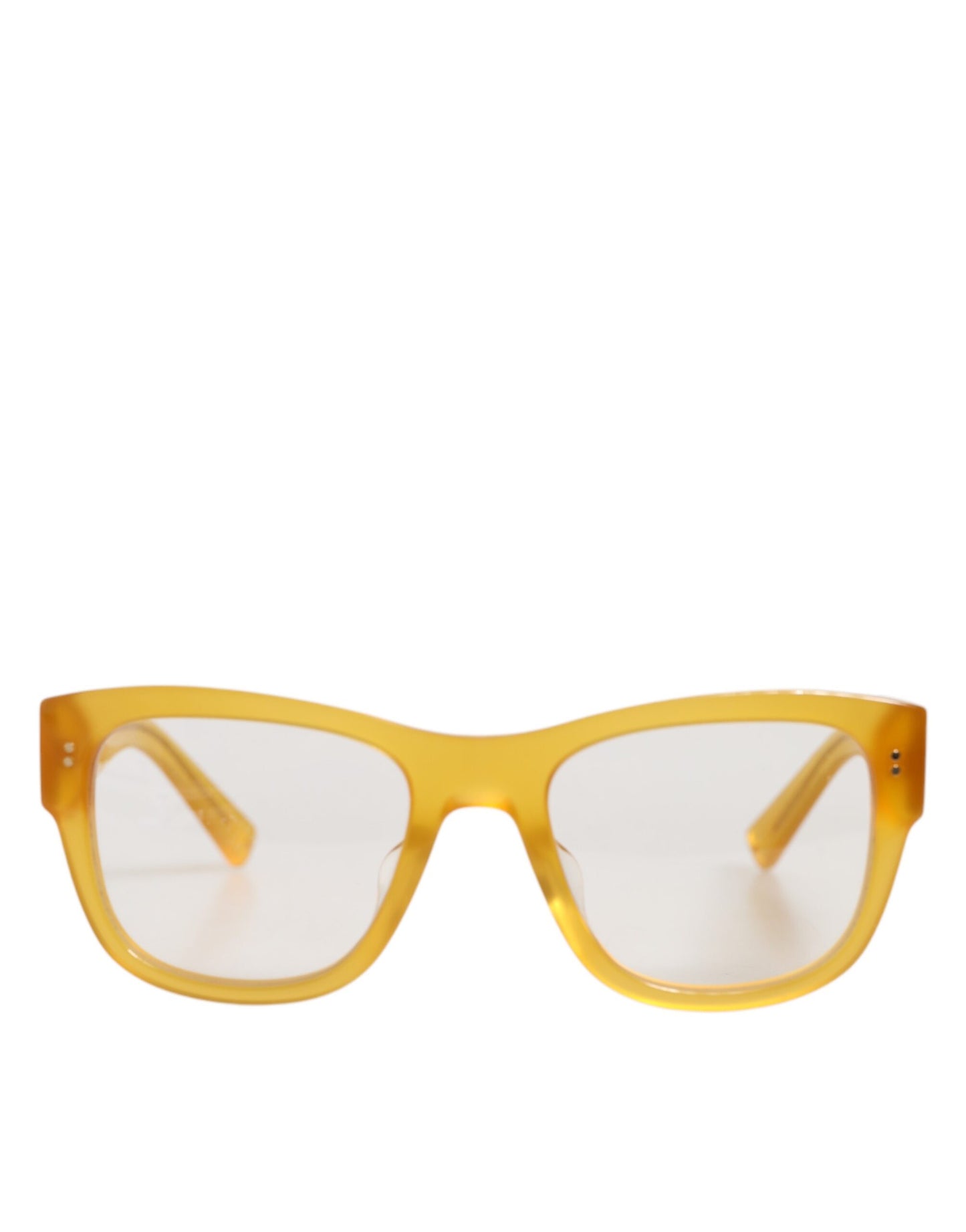 Dolce & Gabbana Yellow Acetate Eccentric Sartorial Sunglasses