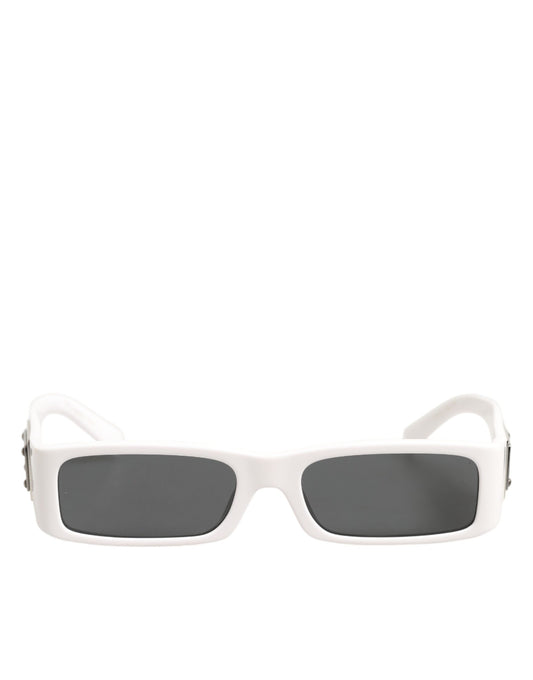 Dolce & Gabbana White Frame Re-Edition Shades Eyewear Sunglasses