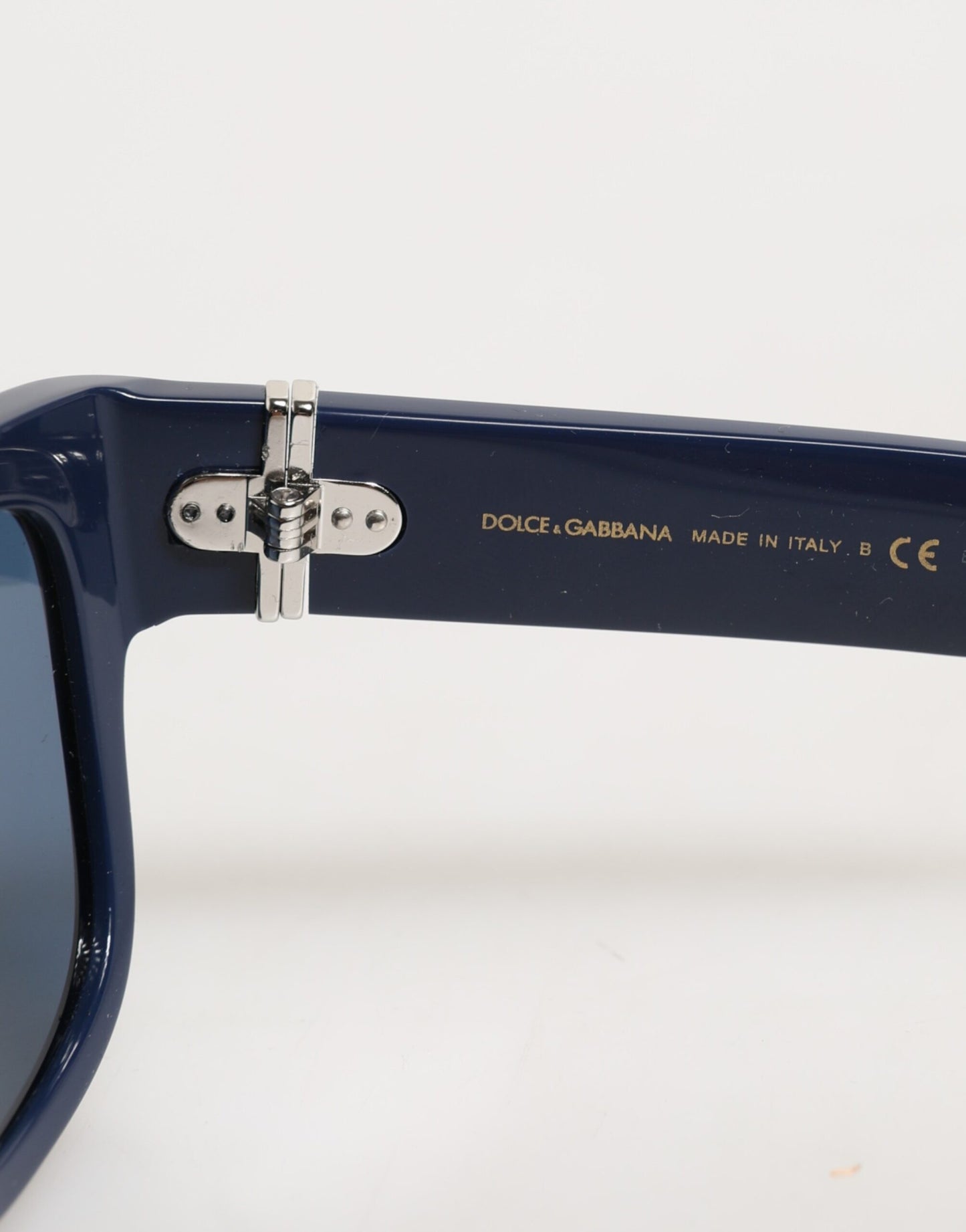 Dolce & Gabbana Blue Acetate Frame Polarized Lenses Sunglasses
