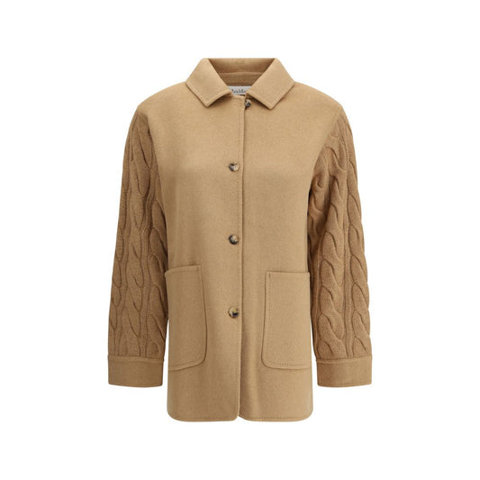 Max Mara Beige Wool Coat