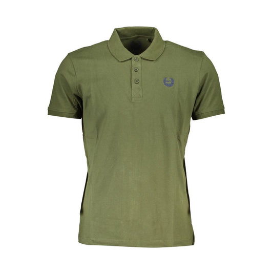 Gianmarco Venturi Green Cotton Polo Shirt