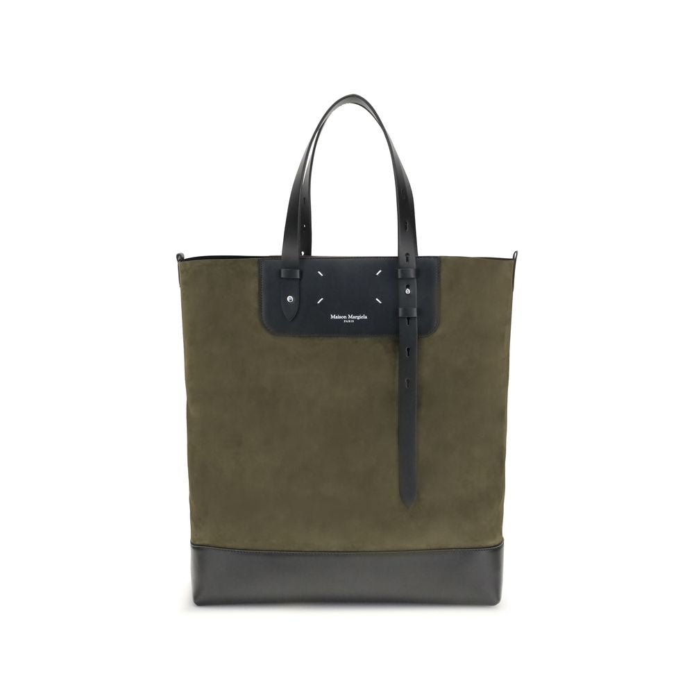 Margiela Green Calf Leather Bos Taurus Shoulder Bag