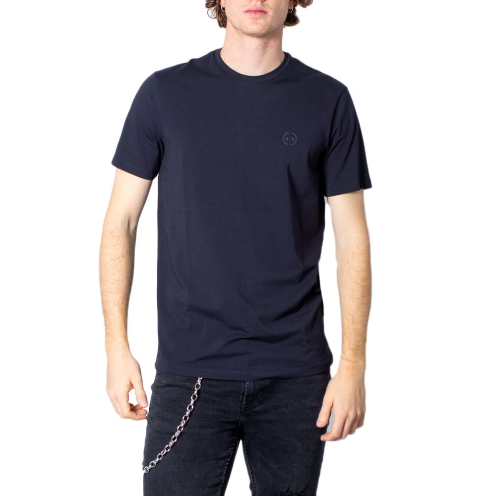 Armani Exchange Blue Cotton Clothing